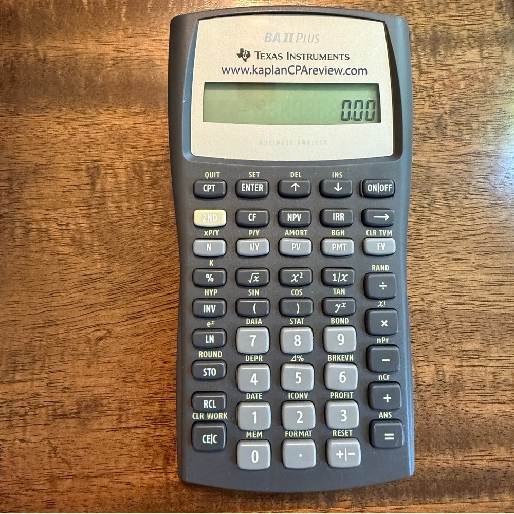 Texas Instruments Calculator - BA II Plus